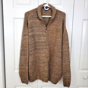 Daniel Cremieux Collection Long Sleeve Zip Cardigan Sweater Mens XXL 100% Cotton